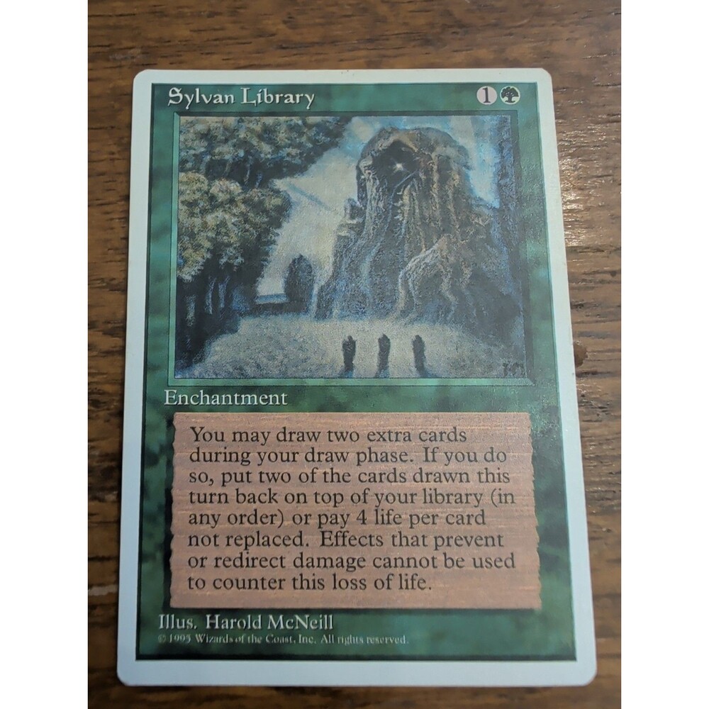 Sylvan Library MTG Core Set 4th Edition Regular